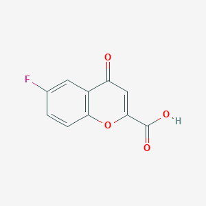 molecular formula C10H5FO4 B156007 6-氟色酮-2-羧酸 CAS No. 99199-59-4