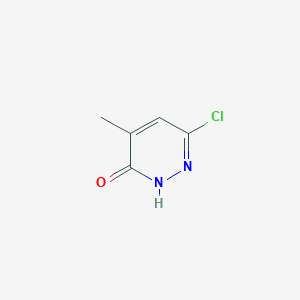 molecular formula C5H5ClN2O B156008 6-Chloro-4-methylpyridazin-3(2H)-one CAS No. 1834-27-1