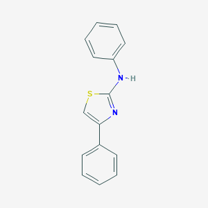 molecular formula C15H12N2S B156013 N,4-diphenyl-1,3-thiazol-2-amine CAS No. 1843-16-9
