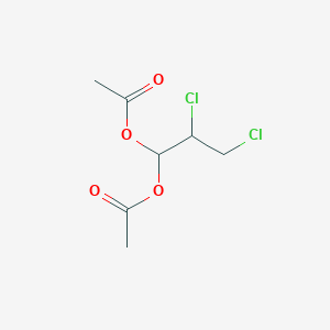molecular formula C7H10Cl2O4 B156015 1,1-Diacetoxy-2,3-dichloropropane CAS No. 10140-75-7
