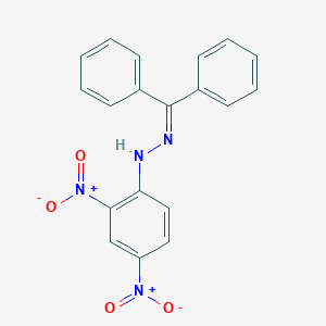 molecular formula C19H14N4O4 B156017 Benzophenone (2,4-dinitrophenyl)hydrazone CAS No. 1733-62-6
