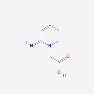 molecular formula C7H8N2O2 B156030 (2-Imino-2H-pyridin-1-yl)-acetic acid CAS No. 126202-06-0