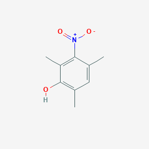 molecular formula C9H11NO3 B156042 2,4,6-Trimethyl-3-nitrophenol CAS No. 1719-21-7