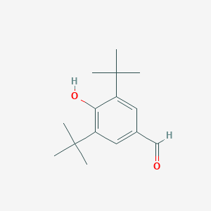 molecular formula C15H22O2 B156050 3,5-Di-tert-butyl-4-hydroxybenzaldehyde CAS No. 1620-98-0