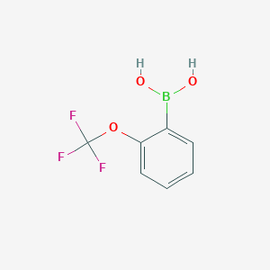 molecular formula C7H6BF3O3 B156052 2-(Trifluoromethoxy)phenylboronic acid CAS No. 175676-65-0