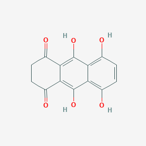 molecular formula C14H10O6 B156059 2,3-Dihydro-1,4,5,8-tetrahydroxyanthraquinone CAS No. 81-59-4