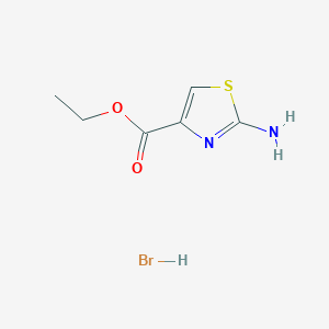 molecular formula C6H9BrN2O2S B156070 Ethyl 2-aminothiazole-4-carboxylate hydrobromide CAS No. 127942-30-7