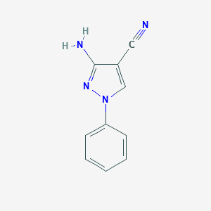 3-Amino-1-phenyl-1H-pyrazole-4-carbonitrile