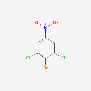 molecular formula C6H2BrCl2NO2 B156079 2-Bromo-1,3-dichloro-5-nitrobenzene CAS No. 98137-94-1