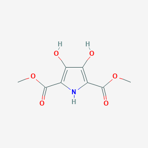 molecular formula C8H9NO6 B156080 DIMETHYL 3,4-DIHYDROXYPYRROLE-2,5-DICARBOXYLATE CAS No. 1632-19-5