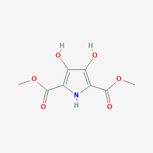 molecular formula C8H9NO6 B156080 dimethyl 3,4-dihydroxy-1H-pyrrole-2,5-dicarboxylate CAS No. 1632-19-5