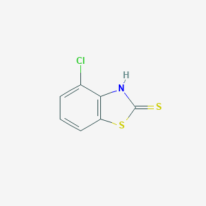 molecular formula C7H4ClNS2 B156095 4-Chlorobenzo[d]thiazole-2-thiol CAS No. 1849-65-6
