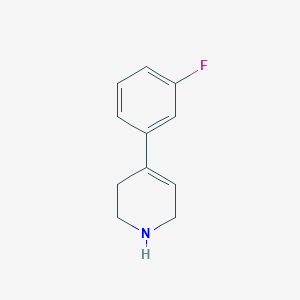 molecular formula C11H12FN B156102 4-(3-Fluorophenyl)-1,2,3,6-tetrahydropyridine CAS No. 1978-60-5