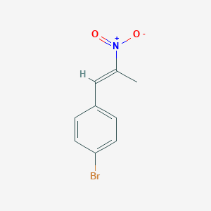 molecular formula C9H8BrNO2 B156104 (E)-1-Bromo-4-(2-nitroprop-1-en-1-yl)benzene CAS No. 131981-75-4