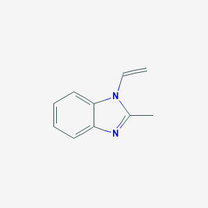 molecular formula C10H10N2 B156106 1H-Benzimidazole,1-ethenyl-2-methyl-(9CI) CAS No. 1673-62-7