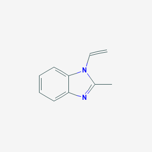 molecular formula C10H10N2 B156106 1-Vinyl-2-methyl-1H-benzimidazole CAS No. 1673-62-7