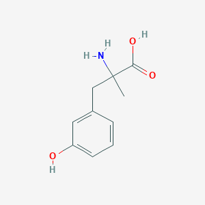 molecular formula C10H13NO3 B015611 α-甲基-m-酪氨酸 CAS No. 305-96-4