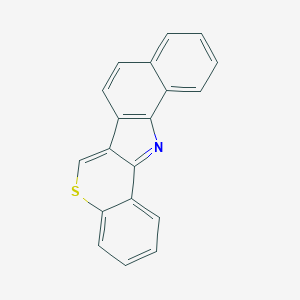 molecular formula C19H11NS B156110 Benzo[g][1]benzothiopyrano[4,3-b]indole CAS No. 10023-23-1