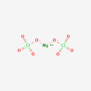 molecular formula Mg(ClO4)2<br>Cl2MgO8 B156115 Magnesium perchlorate CAS No. 10034-81-8