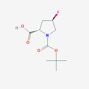 molecular formula C10H16FNO4 B156127 N-Boc-trans-4-fluoro-L-proline CAS No. 203866-14-2