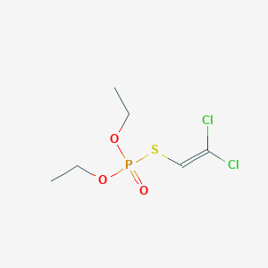 molecular formula C6H11Cl2O3PS B156132 Phosphorothioic acid, S-(2,2-dichlorovinyl) O,O-diethyl ester CAS No. 1885-95-6