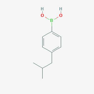molecular formula C10H15BO2 B156140 4-异丁基苯硼酸 CAS No. 153624-38-5
