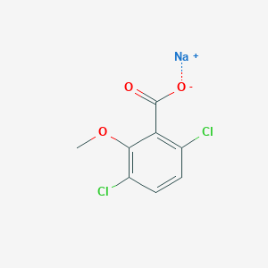 molecular formula C8H5Cl2NaO3 B156141 Sodium dicamba CAS No. 1982-69-0
