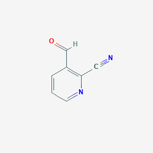 molecular formula C7H4N2O B156146 3-Formylpicolinonitrile CAS No. 131747-66-5