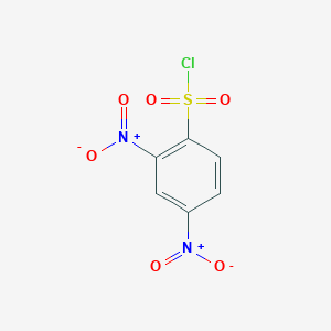 molecular formula C6H3ClN2O6S B156149 2,4-Dinitrobenzenesulfonyl chloride CAS No. 1656-44-6
