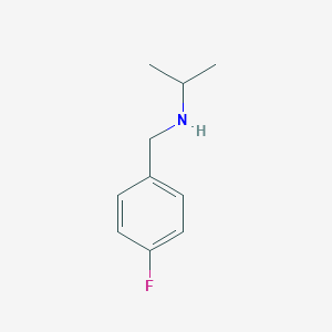molecular formula C10H14FN B156165 (4-Fluorobenzyl)isopropylamine CAS No. 137379-61-4