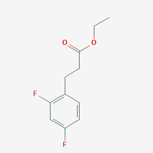 molecular formula C11H12F2O2 B156168 Ethyl 3-(2,4-difluorophenyl)propanoate CAS No. 134672-69-8