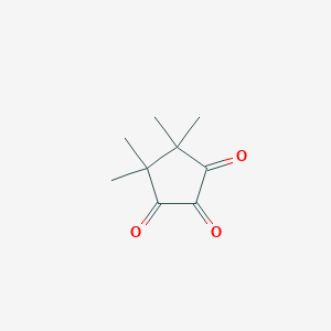 molecular formula C9H12O3 B156185 1,2,3 Cyclopentanetrione,4,4,5,5-tetramethyl- CAS No. 1889-98-1
