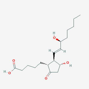 molecular formula C18H30O5 B156192 2,3-dinor Prostaglandin E1 CAS No. 7046-40-4