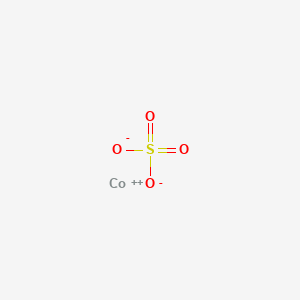 molecular formula CoSO4<br>Co2SO4<br>CoO4S B156203 Cobalt sulfate CAS No. 10124-43-3