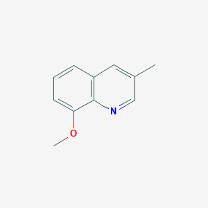 molecular formula C11H11NO B156204 8-Methoxy-3-methylquinoline CAS No. 112955-06-3