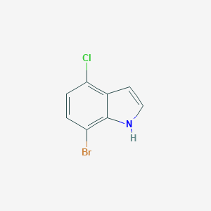 molecular formula C8H5BrClN B156208 7-溴-4-氯-1H-吲哚 CAS No. 126811-29-8