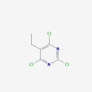 molecular formula C6H5Cl3N2 B156220 2,4,6-Trichloro-5-ethylpyrimidine CAS No. 1780-38-7