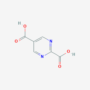 molecular formula C6H4N2O4 B156221 Pyrimidine-2,5-dicarboxylic acid CAS No. 127527-24-6