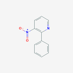 molecular formula C11H8N2O2 B156224 3-Nitro-2-phenylpyridine CAS No. 134896-35-8
