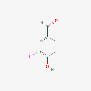 molecular formula C7H5IO2 B015625 4-羟基-3-碘苯甲醛 CAS No. 60032-63-5