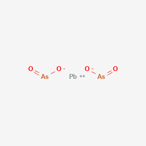 molecular formula As2O4Pb<br>Pb(AsO2)2<br>As2O4P B156253 砷酸铅 CAS No. 10031-13-7