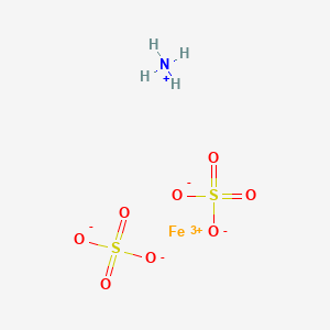 molecular formula FeH4NO8S2 B156259 Monoammonium ferric sulfate CAS No. 10138-04-2