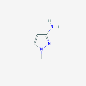 molecular formula C4H7N3 B156262 1-甲基-1H-吡唑-3-胺 CAS No. 1904-31-0