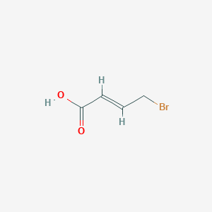 molecular formula C4H5BrO2 B156263 4-溴己烯酸 CAS No. 13991-36-1