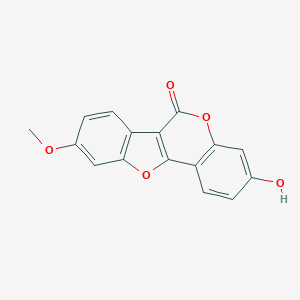 molecular formula C16H10O5 B156298 4'-O-Methylcoumestrol CAS No. 1690-62-6