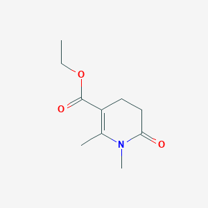 Nicotinic acid, 1,4,5,6-tetrahydro-1,2-dimethyl-6-oxo-, ethyl ester