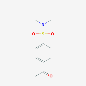 molecular formula C12H17NO3S B156306 4-acetyl-N,N-diethylbenzenesulfonamide CAS No. 1658-97-5