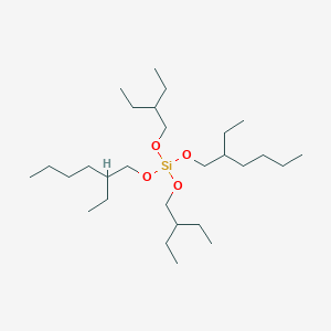 molecular formula C28H60O4Si B156307 bis(2-ethylbutyl) bis(2-ethylhexyl) silicate CAS No. 10143-57-4