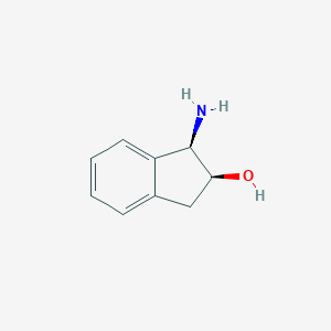 molecular formula C9H11NO B156315 (1R,2S)-1-amino-2-indanol CAS No. 136030-00-7