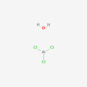 molecular formula AlCl3H2O B156317 Aluminum chloride hydrate CAS No. 10124-27-3